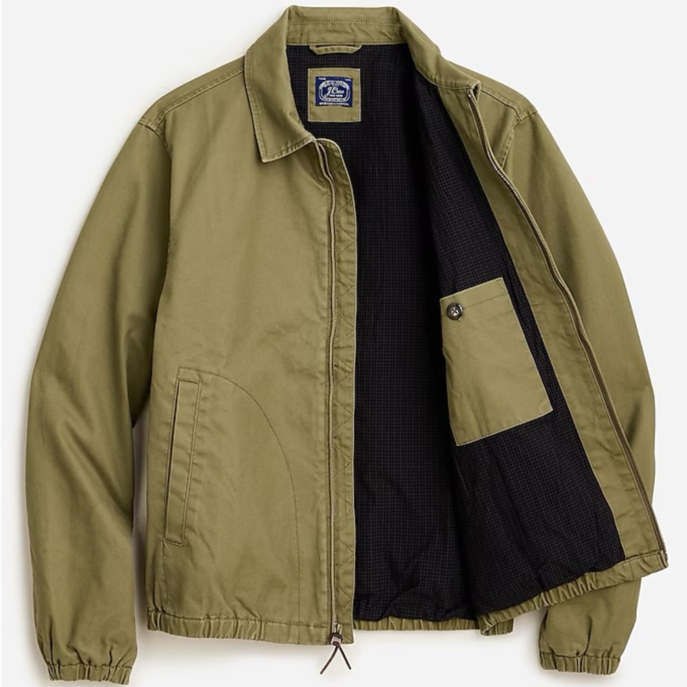 J. Crew Harrington Jacket in Cotton Twill - Picture 2 of 2